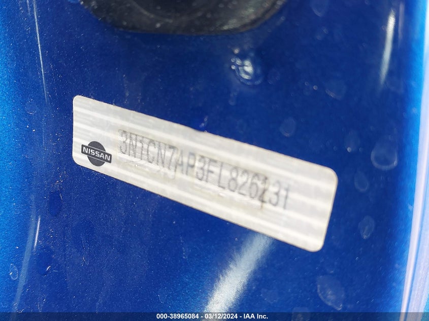 2015 NISSAN VERSA 1.6 SV - 3N1CN7AP3FL826231