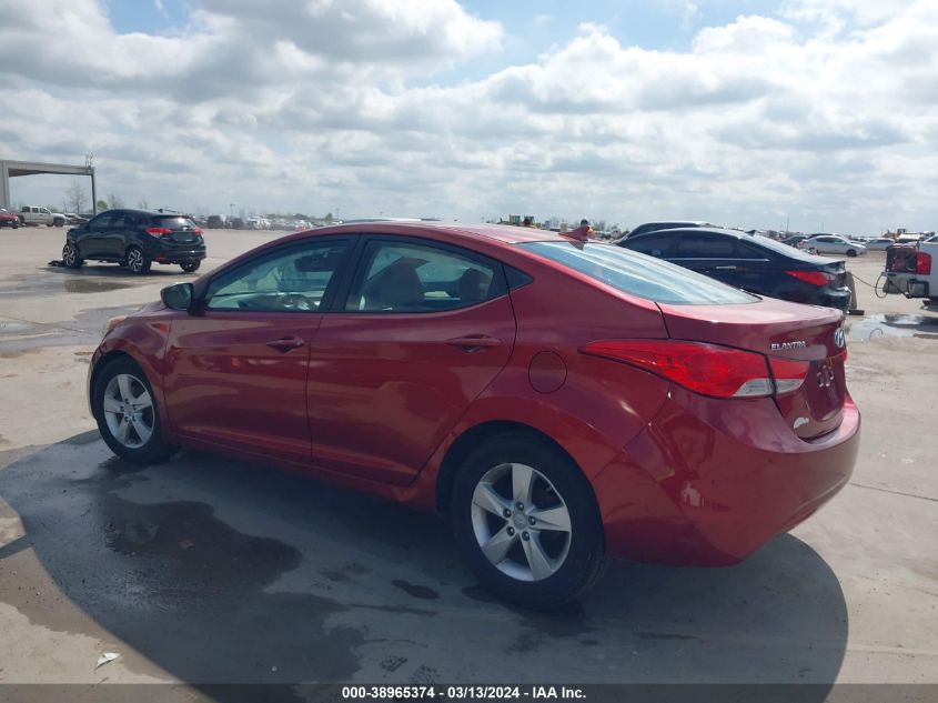 2013 Hyundai Elantra Gls VIN: 5NPDH4AE3DH269520 Lot: 38965374