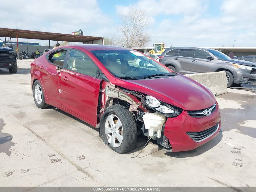 2013 Hyundai Elantra Gls VIN: 5NPDH4AE3DH269520 Lot: 38965374