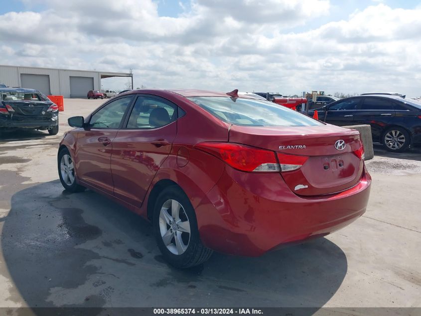 2013 Hyundai Elantra Gls VIN: 5NPDH4AE3DH269520 Lot: 38965374