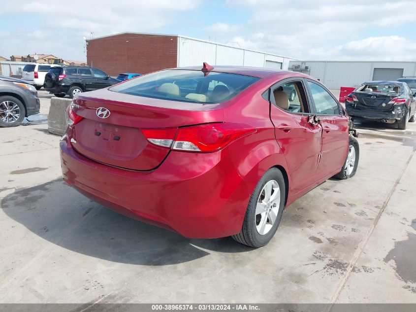 2013 Hyundai Elantra Gls VIN: 5NPDH4AE3DH269520 Lot: 38965374