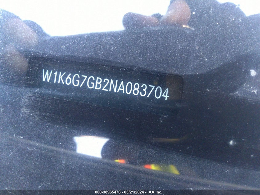 2022 MERCEDES-BENZ S 580 4MATIC - W1K6G7GB2NA083704