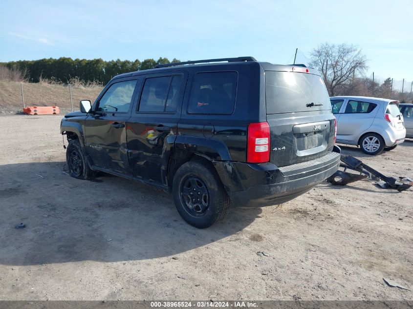 2015 Jeep Patriot Sport VIN: 1C4NJRBB3FD207974 Lot: 38965524