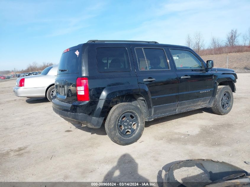 2015 Jeep Patriot Sport VIN: 1C4NJRBB3FD207974 Lot: 38965524