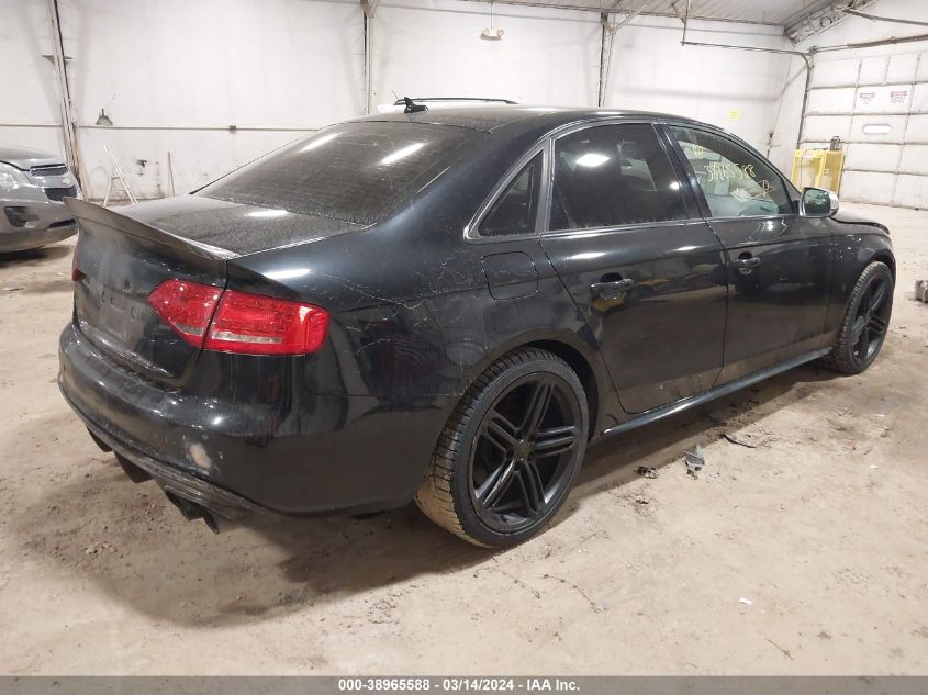 2012 Audi S4 3.0 Premium Plus VIN: WAUDGAFLXCA099877 Lot: 38965588