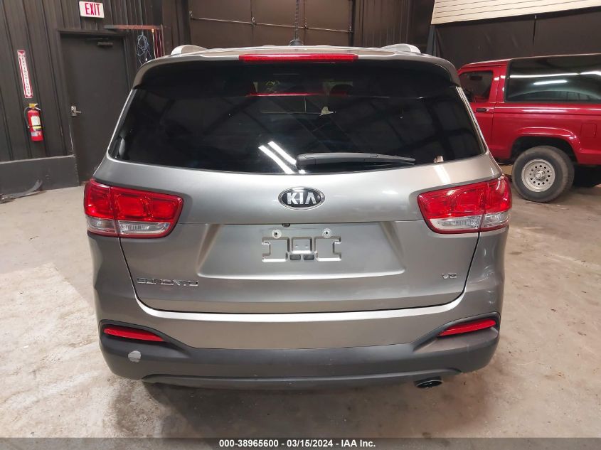 2018 Kia Sorento 3.3L Lx VIN: 5XYPGDA50JG367522 Lot: 40111857