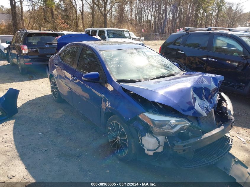 2014 TOYOTA COROLLA S PLUS - 2T1BURHEXEC027690