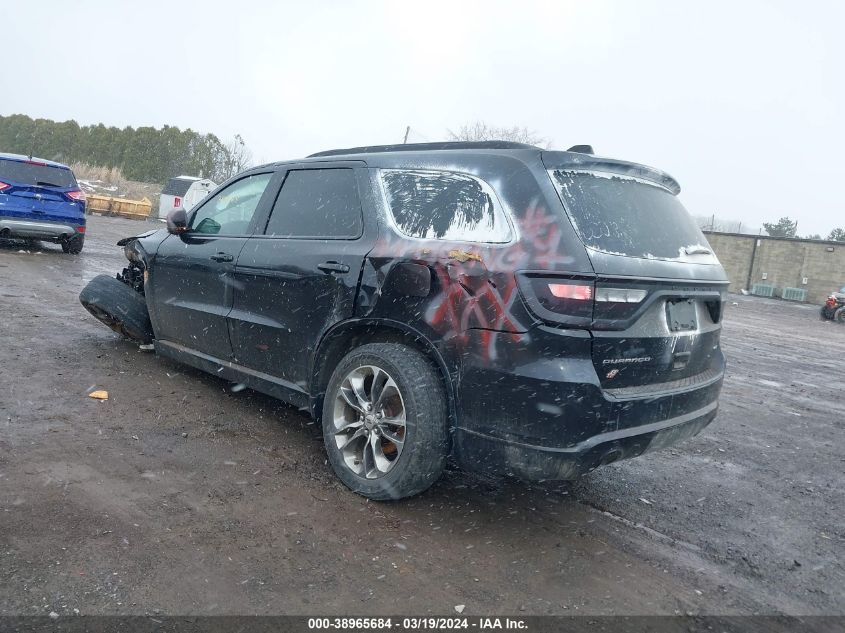 2019 Dodge Durango Gt Plus Awd VIN: 1C4RDJDG5KC853391 Lot: 38965684