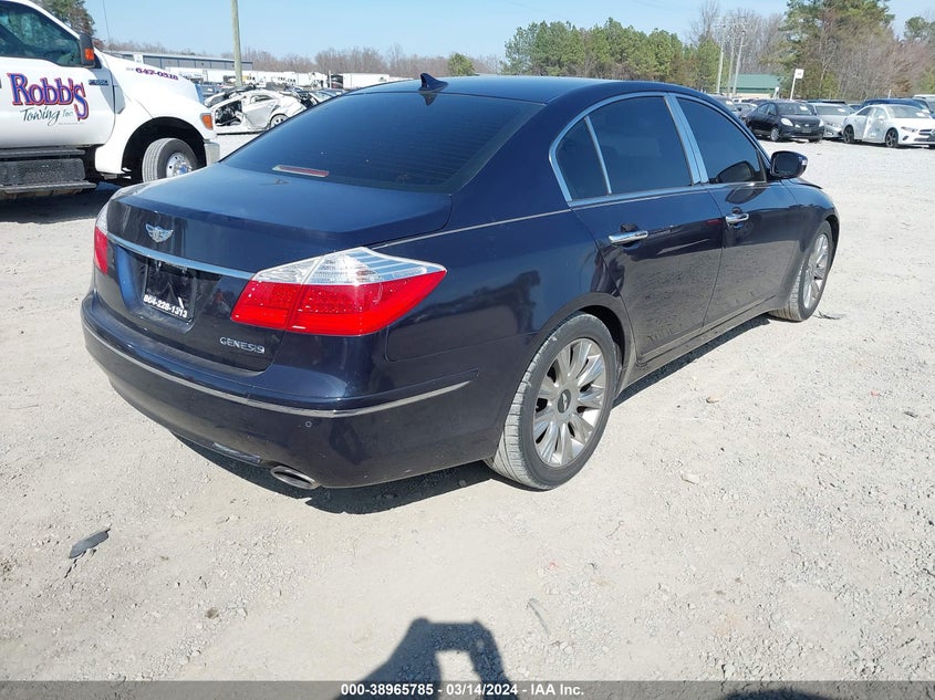 2010 Hyundai Genesis 3.8 VIN: KMHGC4DE8AU077434 Lot: 38965785