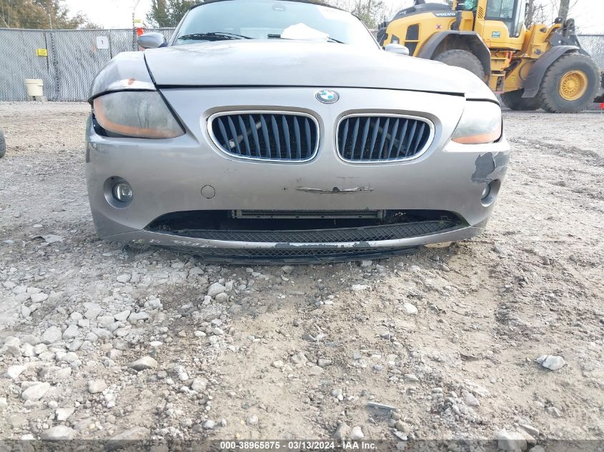 2003 BMW Z4 2.5I VIN: 4USBT33413LR60697 Lot: 38965875