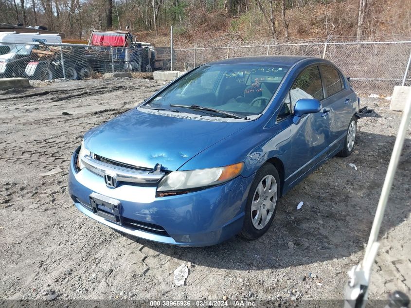 2HGFA16508H501236 | 2008 HONDA CIVIC