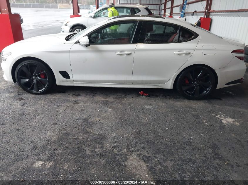 KMTG54TE6PU113373 2023 Genesis G70 3.3T Awd