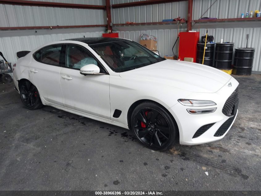 KMTG54TE6PU113373 2023 Genesis G70 3.3T Awd