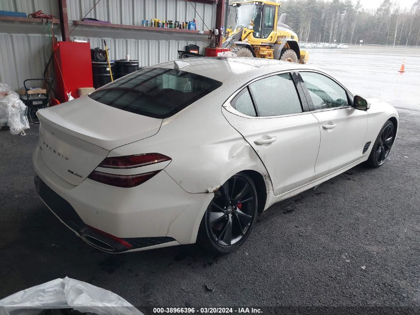 KMTG54TE6PU113373 2023 Genesis G70 3.3T Awd