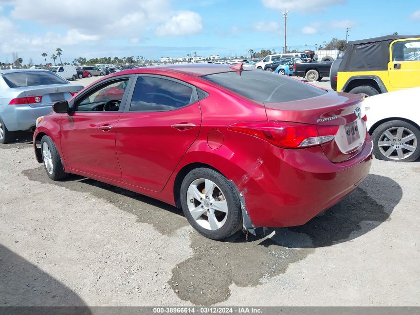 2013 Hyundai Elantra Gls VIN: 5NPDH4AE9DH278951 Lot: 40259204