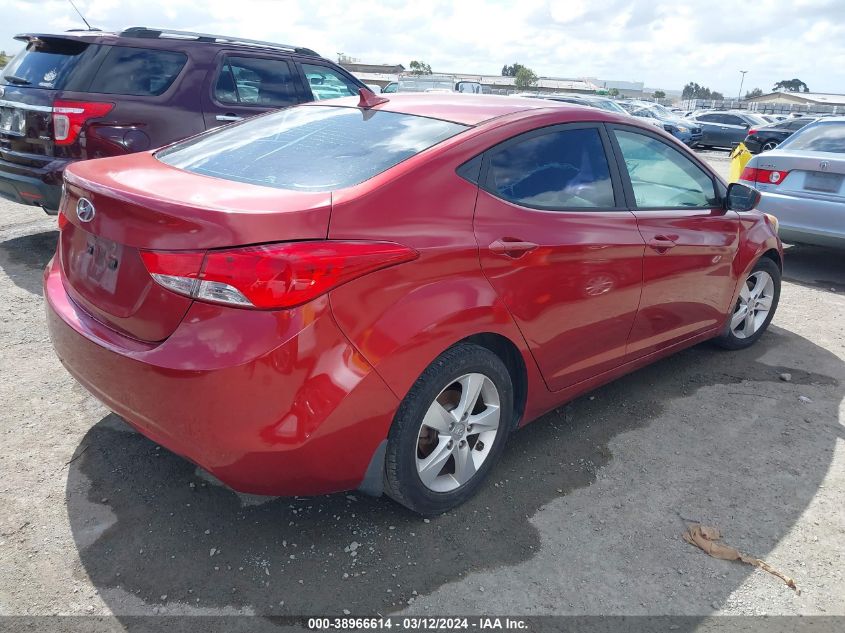 2013 Hyundai Elantra Gls VIN: 5NPDH4AE9DH278951 Lot: 40259204