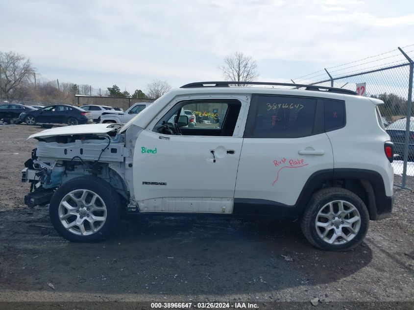 2017 Jeep Renegade Latitude 4X4 VIN: ZACCJBBB0HPE89025 Lot: 38966647