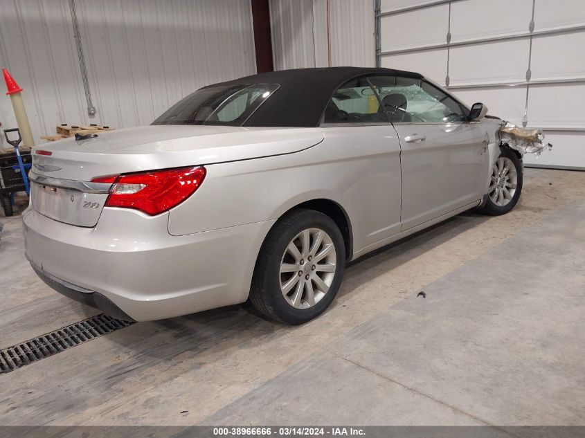 2012 Chrysler 200 Touring VIN: 1C3BCBEB2CN229605 Lot: 38966666