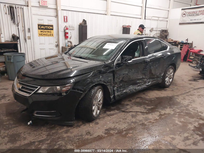 VIN 2G1105S30H9161869 2017 CHEVROLET IMPALA LT