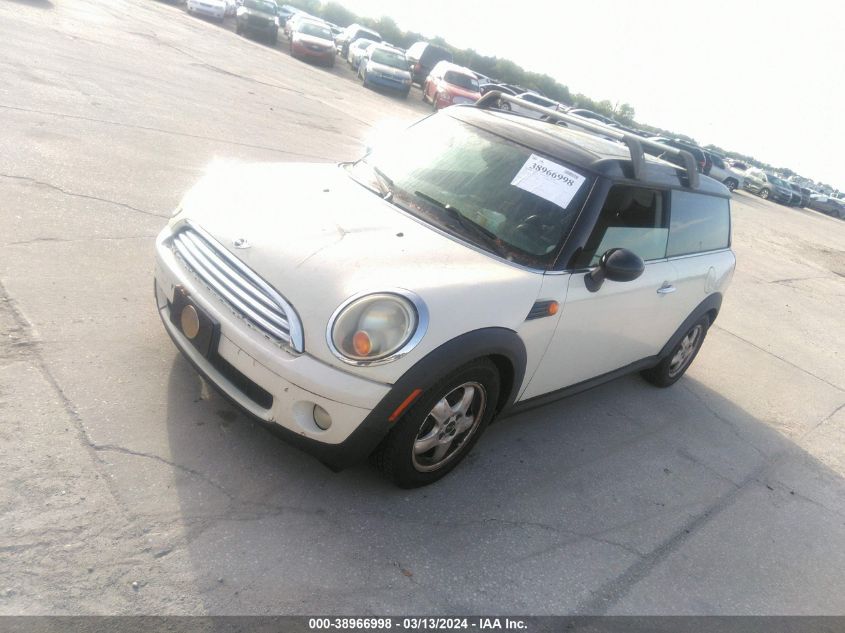 WMWML3C56ATX38626 | 2010 MINI COOPER CLUBMAN