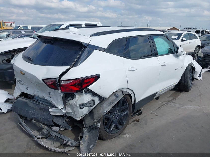 2021 CHEVROLET BLAZER VIN: 3GNKBCR49MS512095