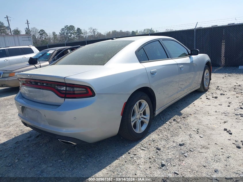 VIN 2C3CDXBG9LH144669 2020 DODGE CHARGER SXT RWD