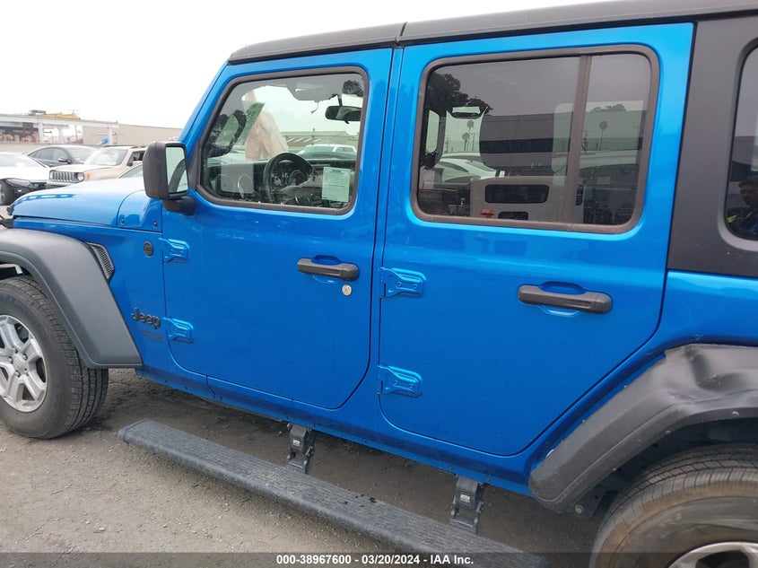2021 JEEP WRANGLER UNLIMITED SPORT S 4X4 - 1C4HJXDM4MW823328