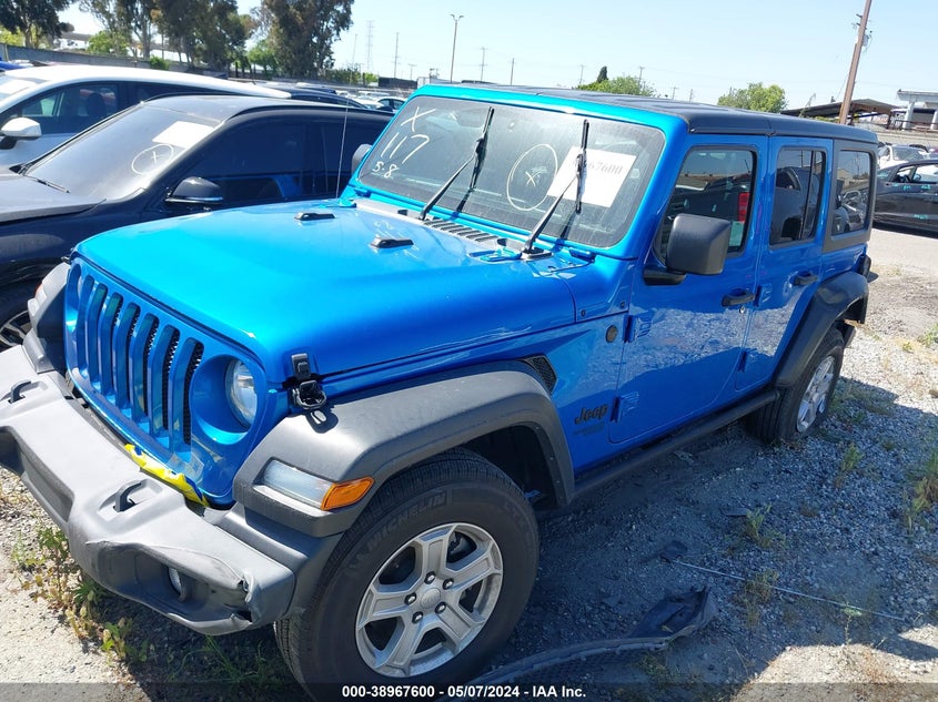 2021 JEEP WRANGLER UNLIMITED SPORT S 4X4 - 1C4HJXDM4MW823328