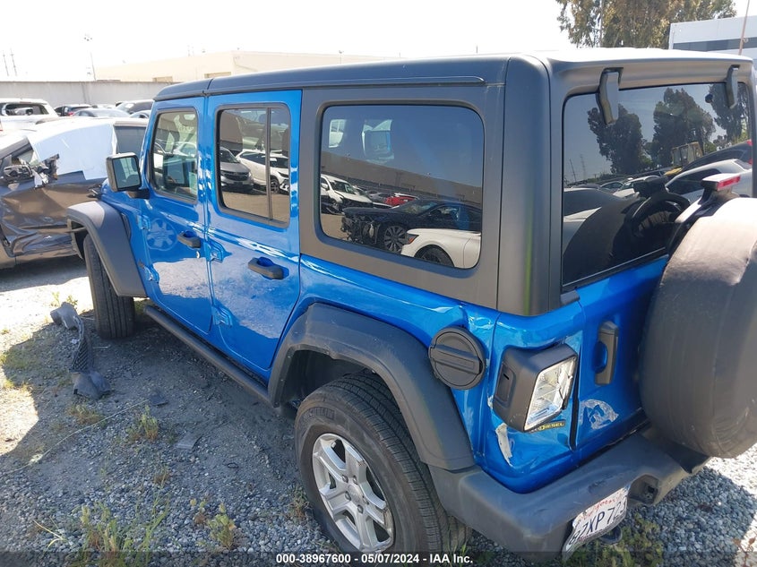 2021 JEEP WRANGLER UNLIMITED SPORT S 4X4 - 1C4HJXDM4MW823328