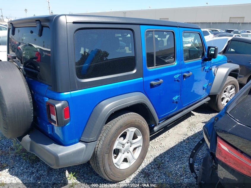 2021 JEEP WRANGLER UNLIMITED SPORT S 4X4 - 1C4HJXDM4MW823328