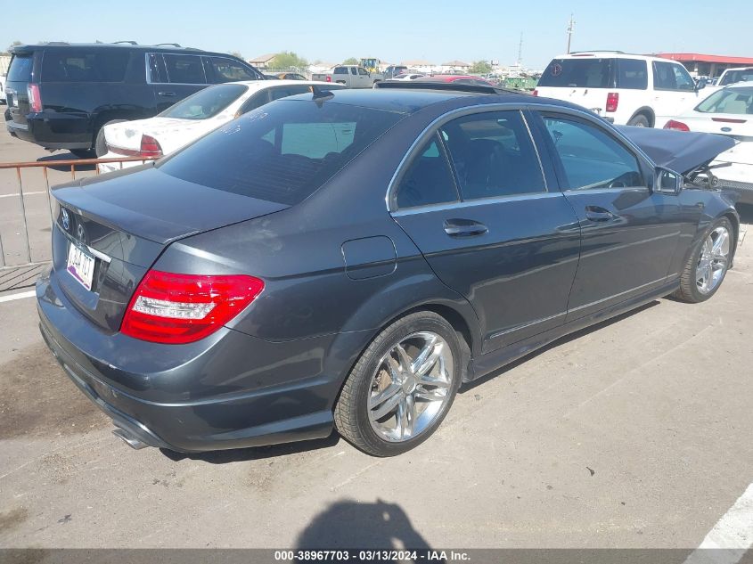 2013 Mercedes-Benz C 300 VIN: WDDGF8AB2DR271659 Lot: 40009439