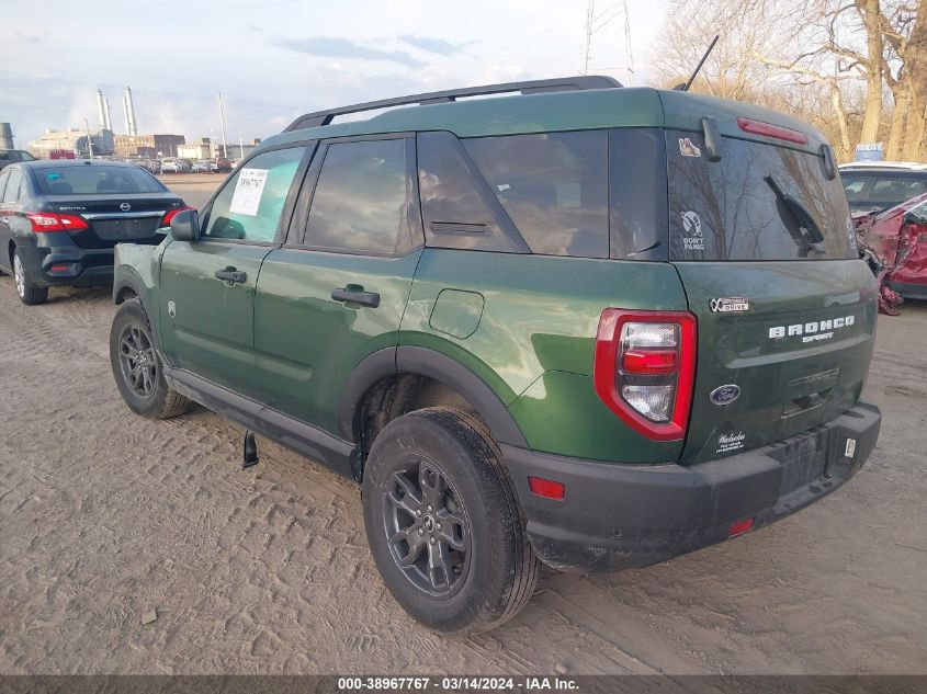 2023 Ford Bronco Sport Big Bend VIN: 3FMCR9B6XPRD81323 Lot: 38967767