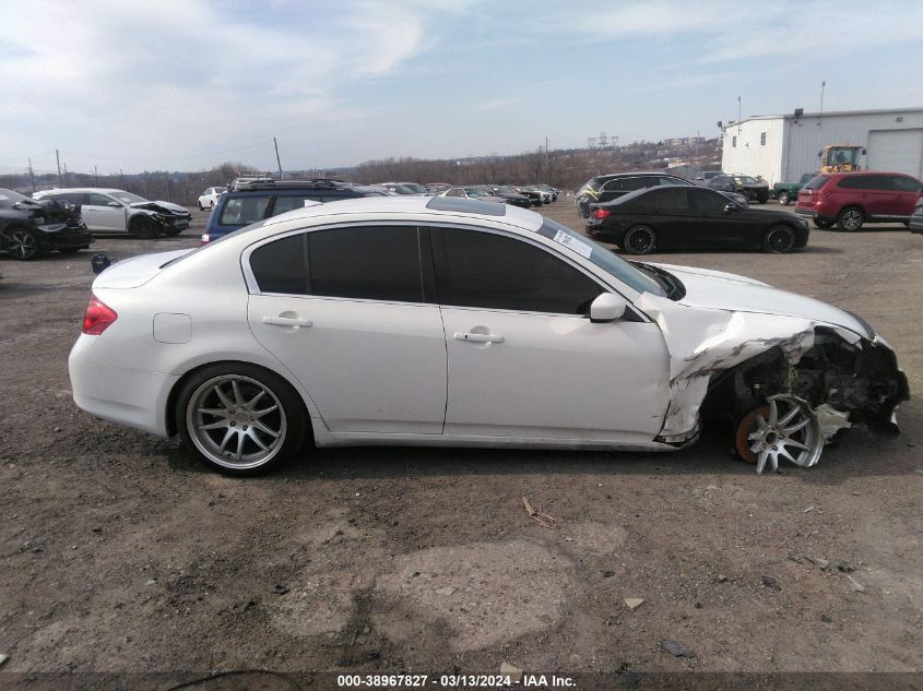 2010 Infiniti G37X VIN: JN1CV6AR0AM454616 Lot: 38967827