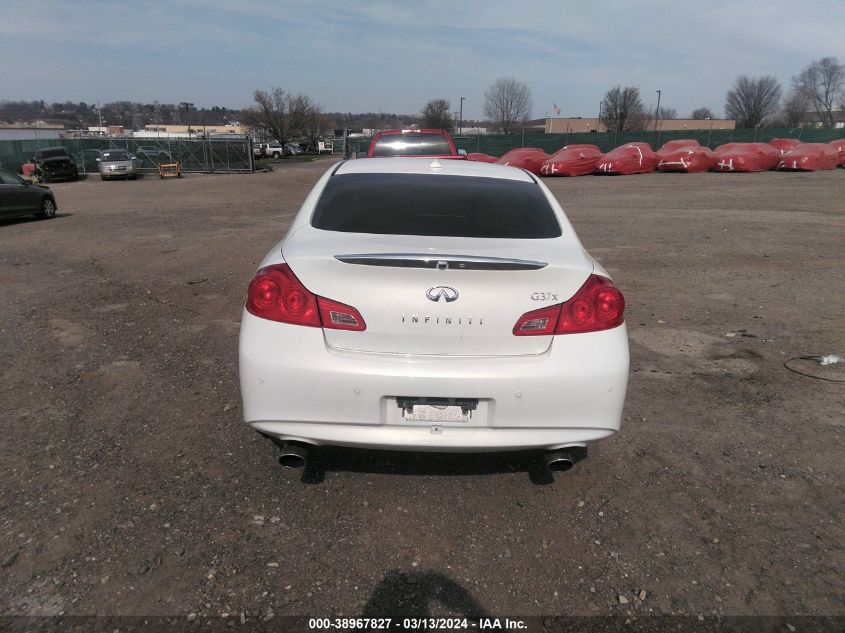 2010 Infiniti G37X VIN: JN1CV6AR0AM454616 Lot: 38967827