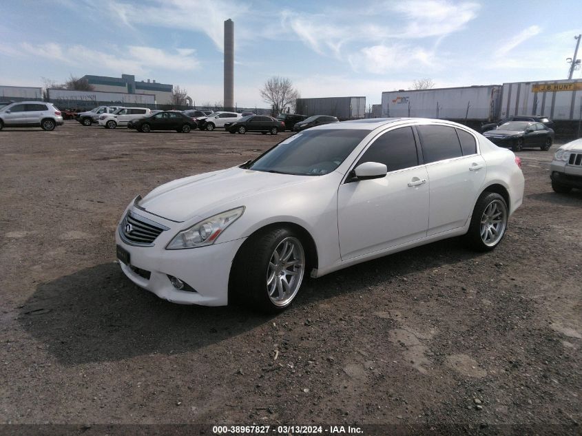 2010 Infiniti G37X VIN: JN1CV6AR0AM454616 Lot: 38967827