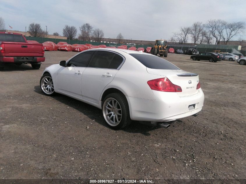 2010 Infiniti G37X VIN: JN1CV6AR0AM454616 Lot: 38967827