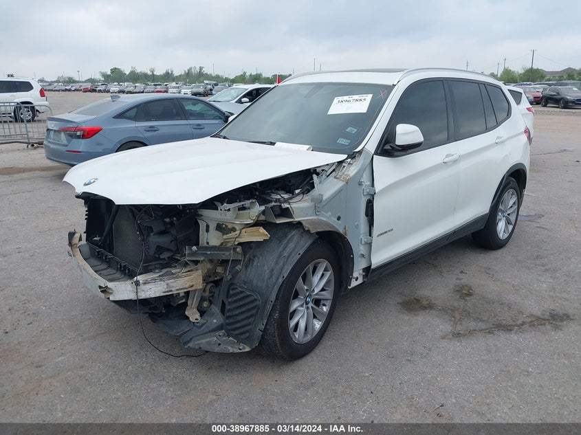 VIN 5UXWZ7C37H0V89847 2017 BMW X3 SDRIVE28I