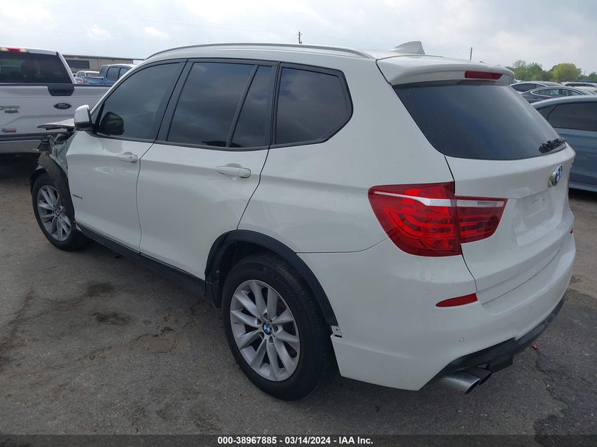 VIN 5UXWZ7C37H0V89847 2017 BMW X3 SDRIVE28I