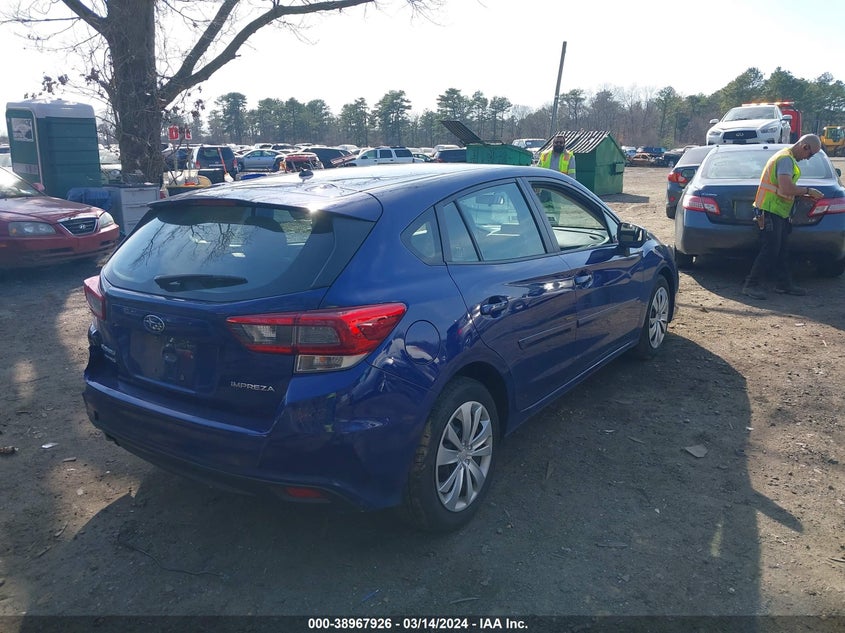 VIN 4S3GTAB64P3707544 2023 SUBARU IMPREZA BASE 5-DOOR
