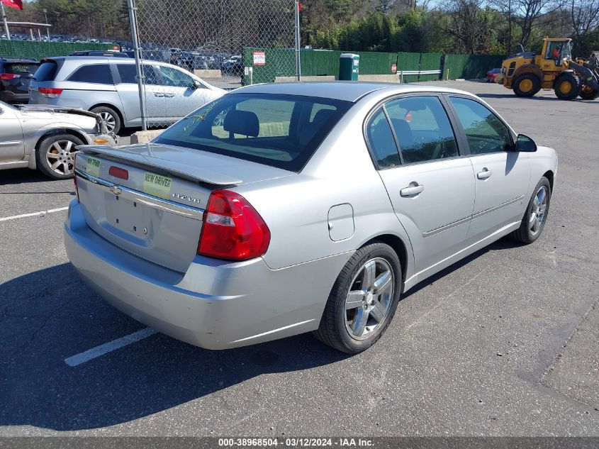 1G1ZU53896F262320 | 2006 CHEVROLET MALIBU