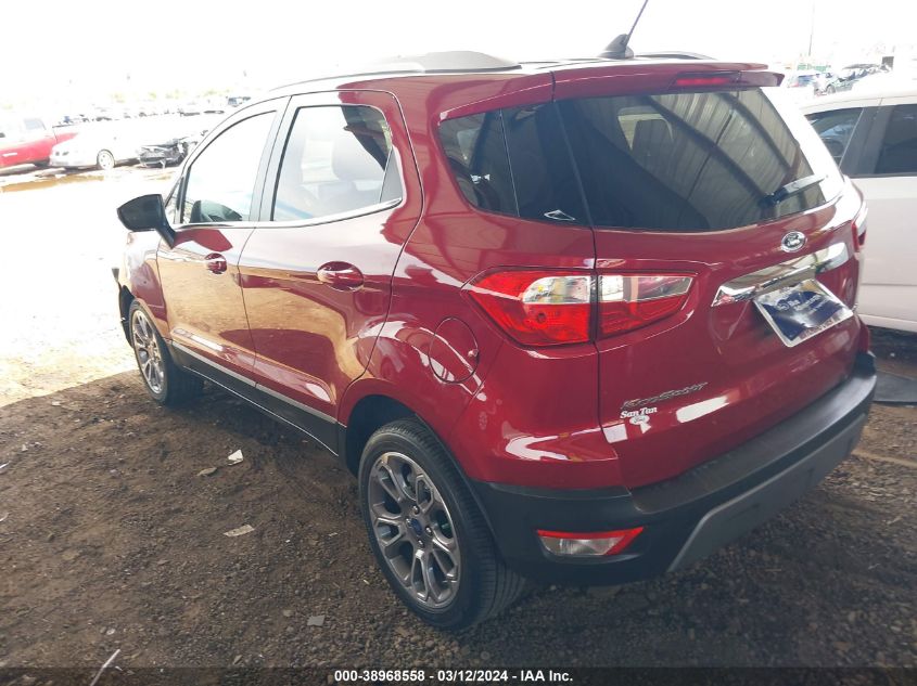 2021 Ford Ecosport Titanium VIN: MAJ3S2KE5MC445159 Lot: 40534500