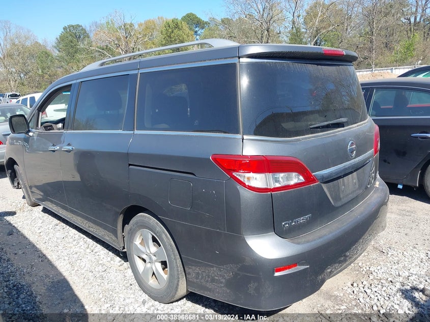 2014 Nissan Quest Sv VIN: JN8AE2KP0E9104023 Lot: 38968681
