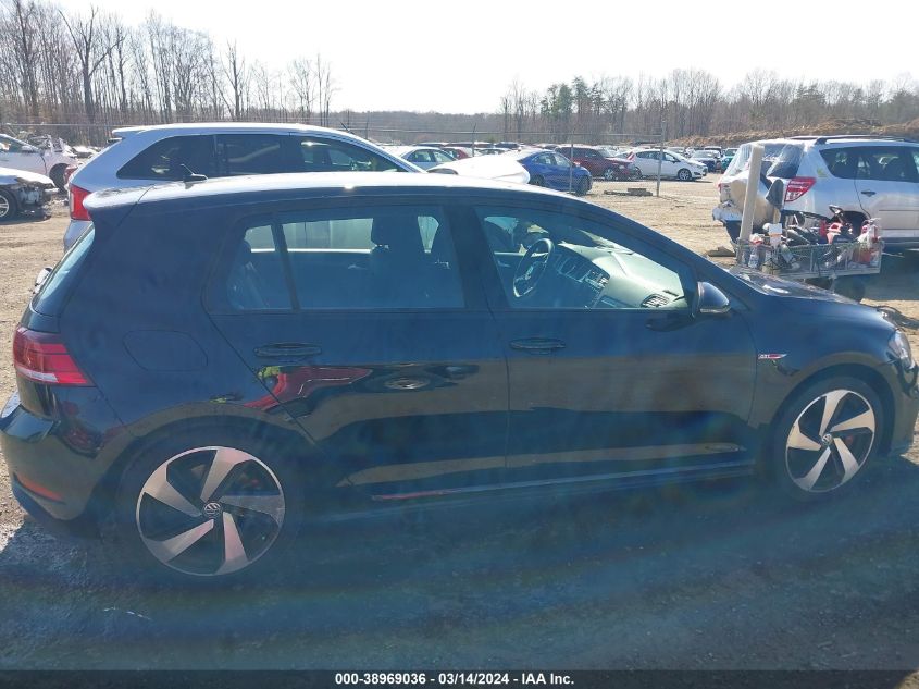 2020 Volkswagen Golf Gti 2.0T Autobahn/2.0T S/2.0T Se VIN: 3VW6T7AU7LM007599 Lot: 38969036