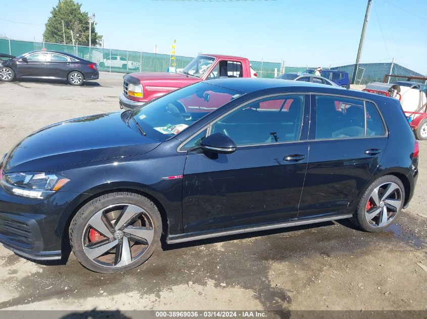 2020 Volkswagen Golf Gti 2.0T Autobahn/2.0T S/2.0T Se VIN: 3VW6T7AU7LM007599 Lot: 38969036