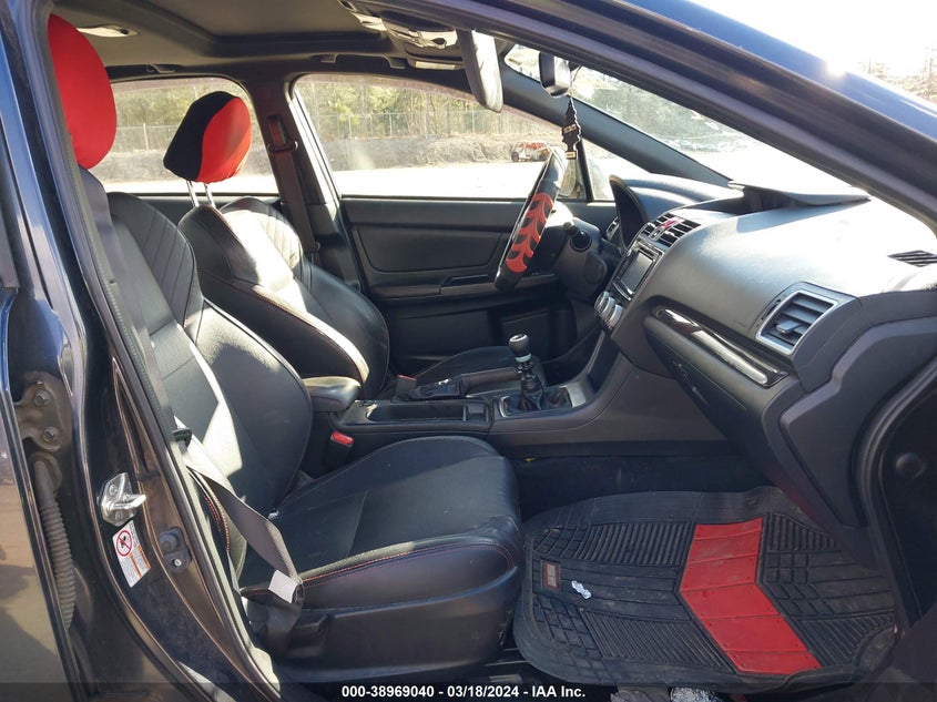 2015 Subaru Wrx Limited VIN: JF1VA1J61F9831626 Lot: 38969040