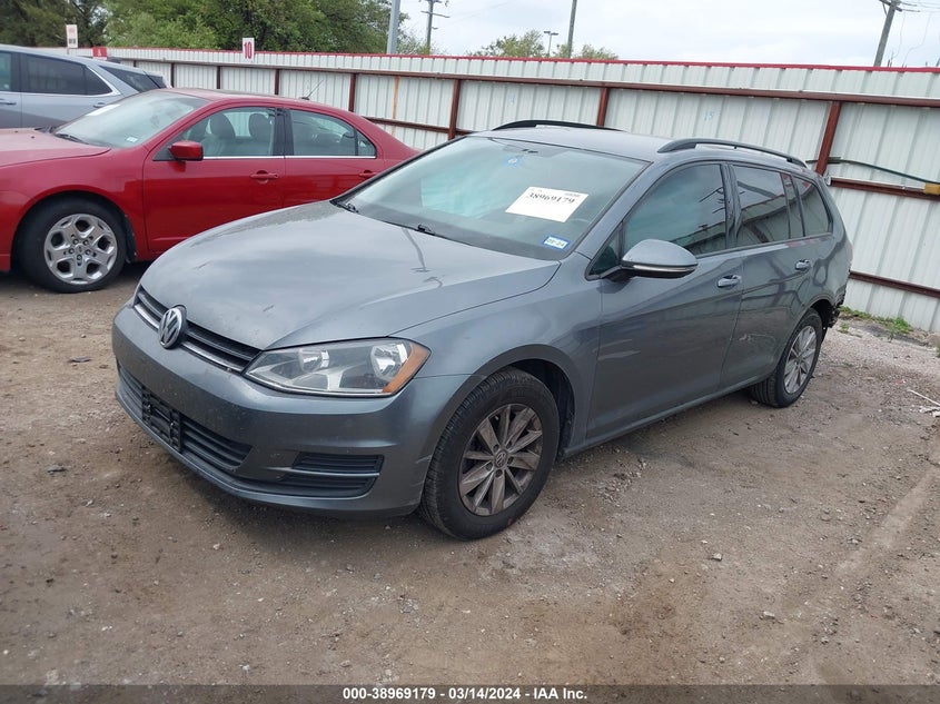 2016 VOLKSWAGEN GOLF SPORTWAGEN TSI S 4-DOOR - 3VWC17AU9GM504345