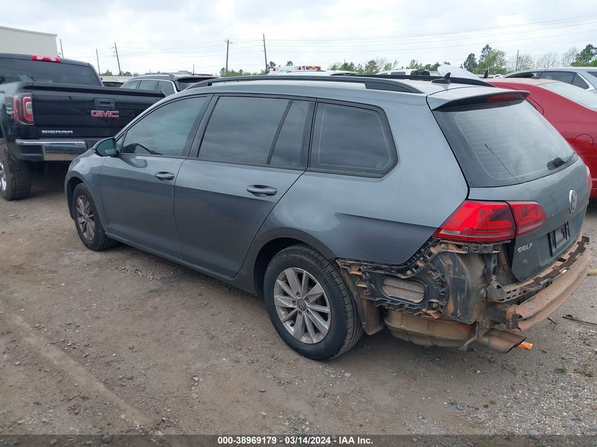 2016 VOLKSWAGEN GOLF SPORTWAGEN TSI S 4-DOOR - 3VWC17AU9GM504345