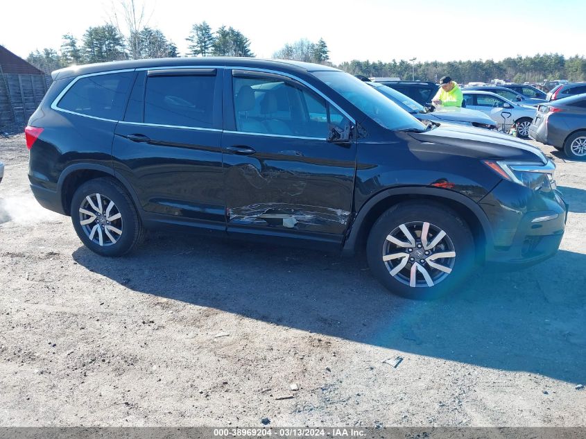 2019 Honda Pilot Ex-L VIN: 5FNYF6H53KB007940 Lot: 38969204