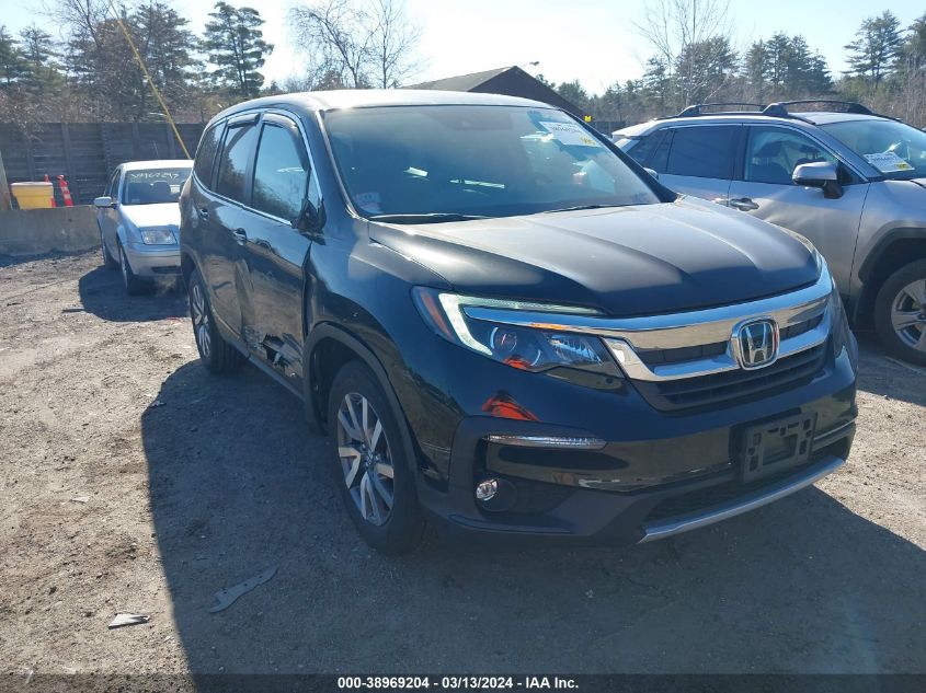 2019 Honda Pilot Ex-L VIN: 5FNYF6H53KB007940 Lot: 38969204