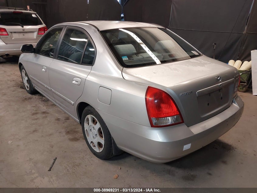 2002 Hyundai Elantra Gls VIN: KMHDN45D92U302013 Lot: 38969231